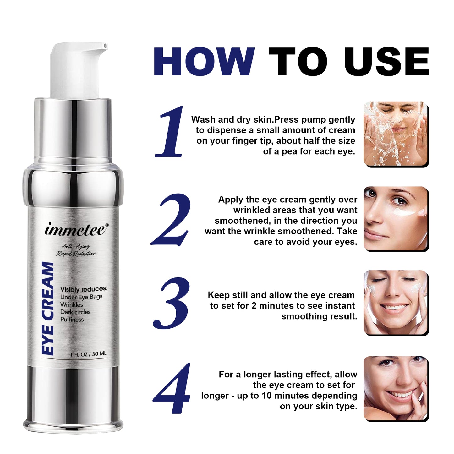 Vitamin C Instant Eye Cream for Anti-Aging & Brightening